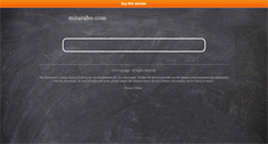 Desktop Screenshot of miturabo.com